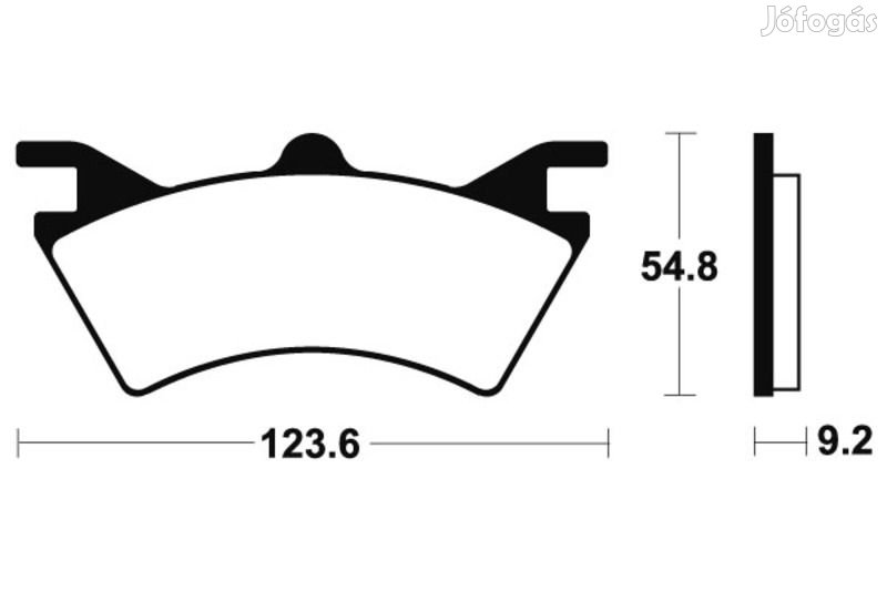 TECNIUM Racing MX/ATV szinterezett fém fékbetétek - MOR257