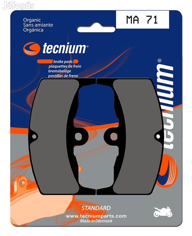TECNIUM Street Organic fékbetétek - MA71