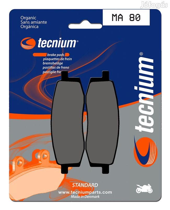 TECNIUM Street Organic fékbetétek - MA80