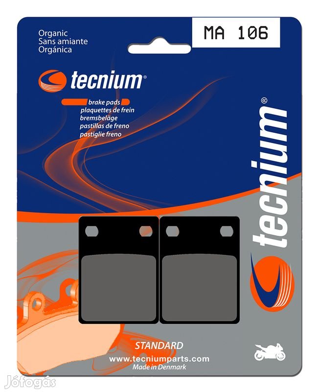 TECNIUM Street organikus fékbetétek - MA106