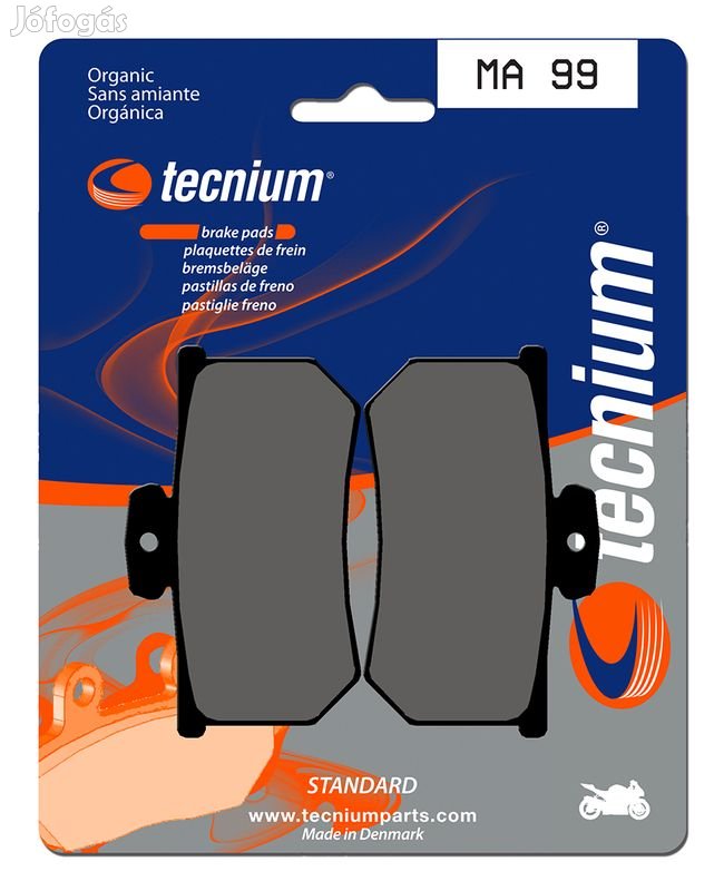 TECNIUM Street organikus fékbetétek - MA99