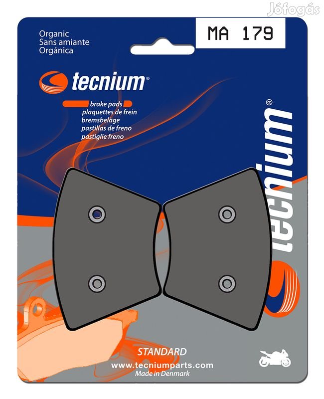 TECNIUM utcai organikus fékbetétek - MA179