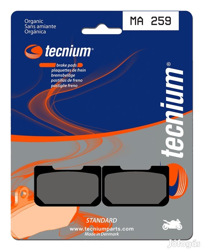 TECNIUM utcai organikus fékbetétek - MA259