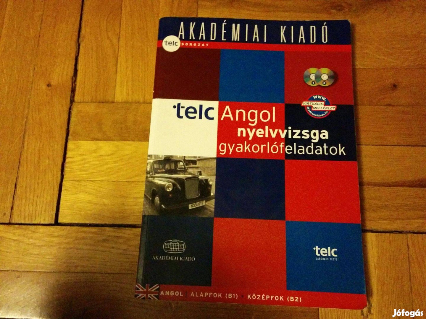 TELC Angol nyelvvizsga gyakorlófeladatok + 2 CD, B1, B2 - postázom is