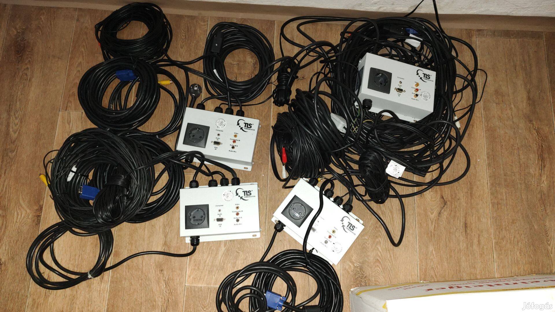 TLS Media Connection unit, multimédia csatlakozó csoport kábel csomag