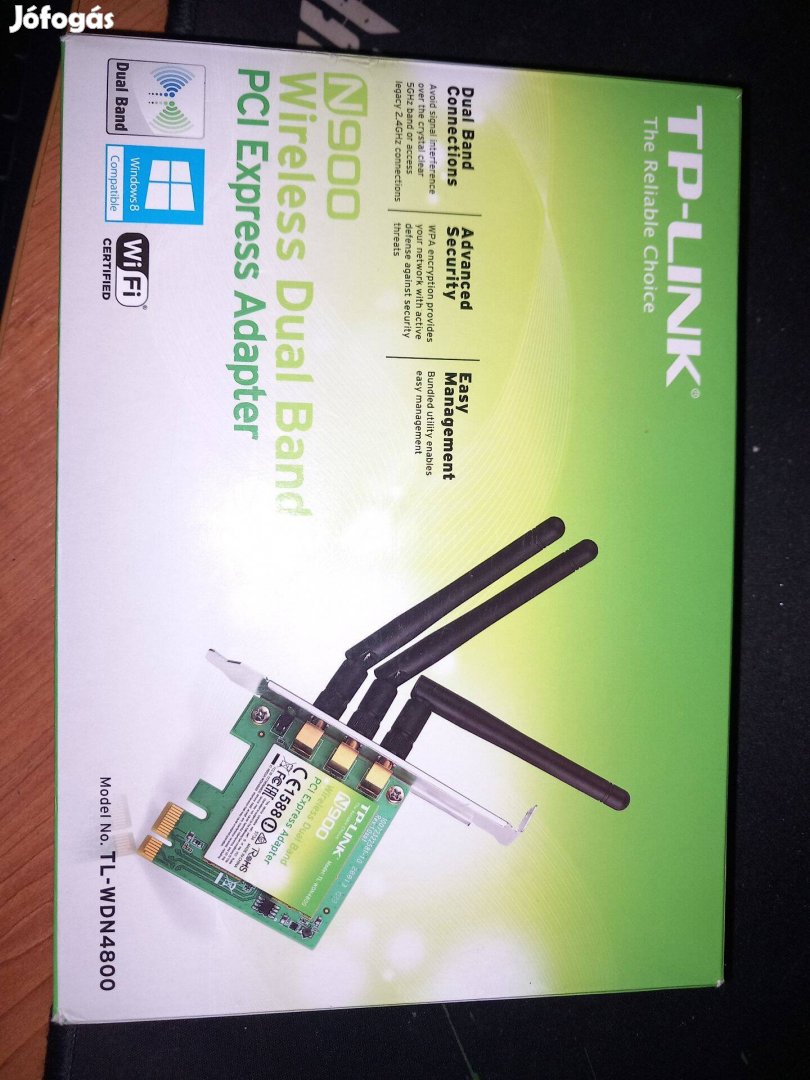 TL-Wdn4800 N900 vezeték nélküli duál band-es PCI Express