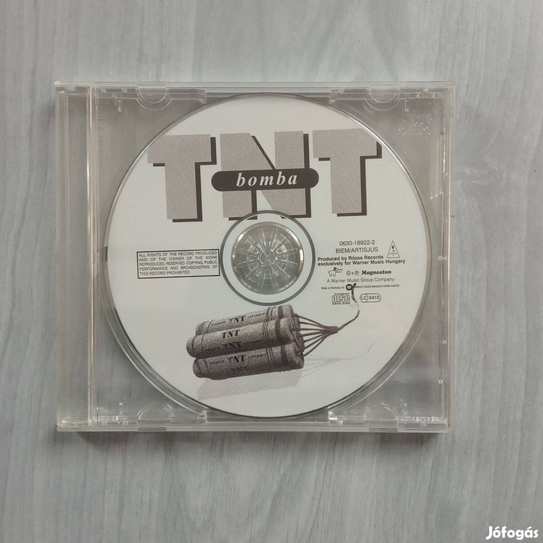 TNT Bomba 1997 cd borító nélküli hajszálkarcos lejátszható állapotú