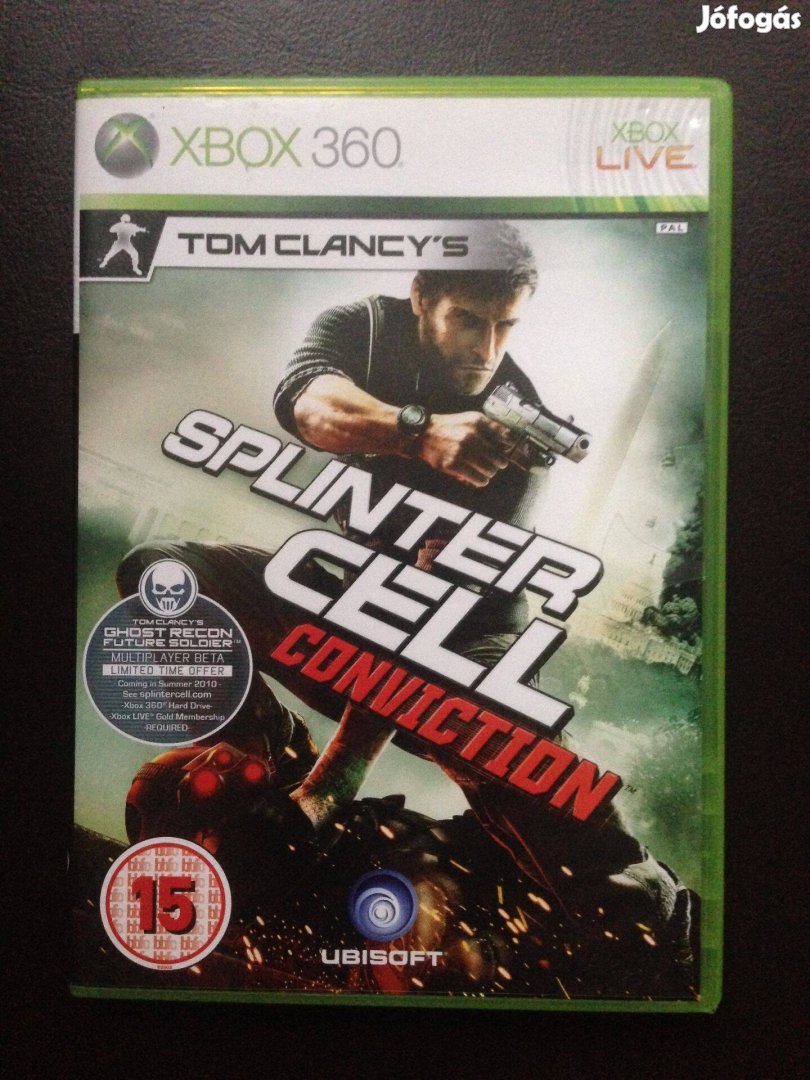 TOM Clancy'S Splinter Cell Conviction eredeti xbox360 játék eladó-cser