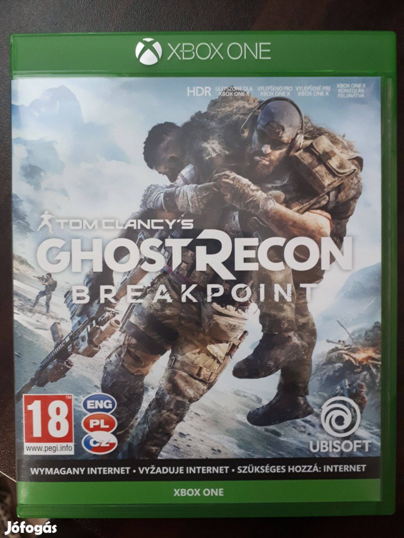 TOM Clancys Ghost RECON Breakpoint xbox one-series x játék,eladó-cser