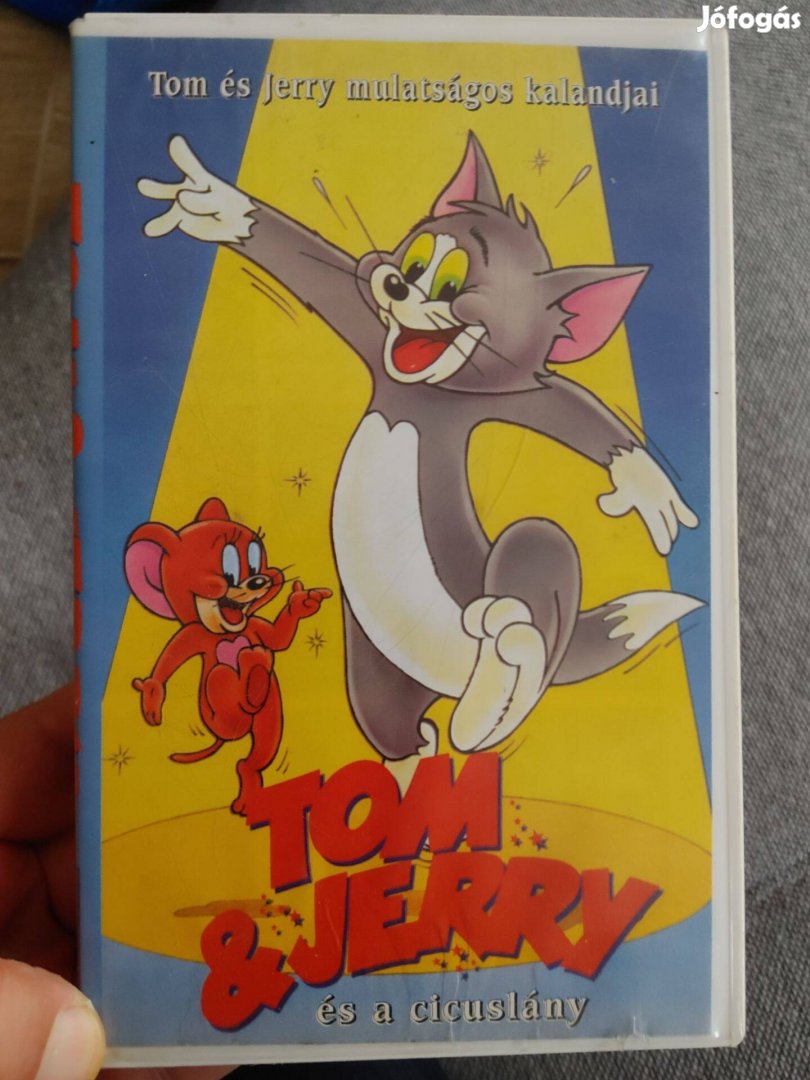 TOM és Jerry és a cicuslány VHS sárga tokos ritkaság