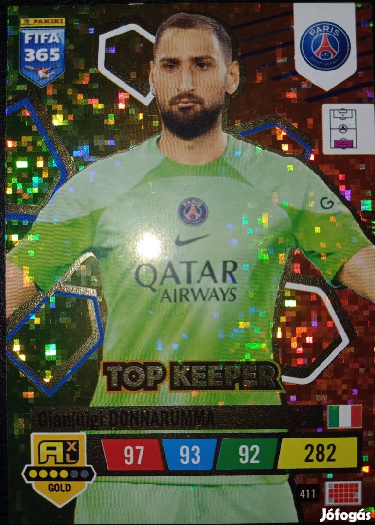 TOP Keeper foci kártya Donnarumma