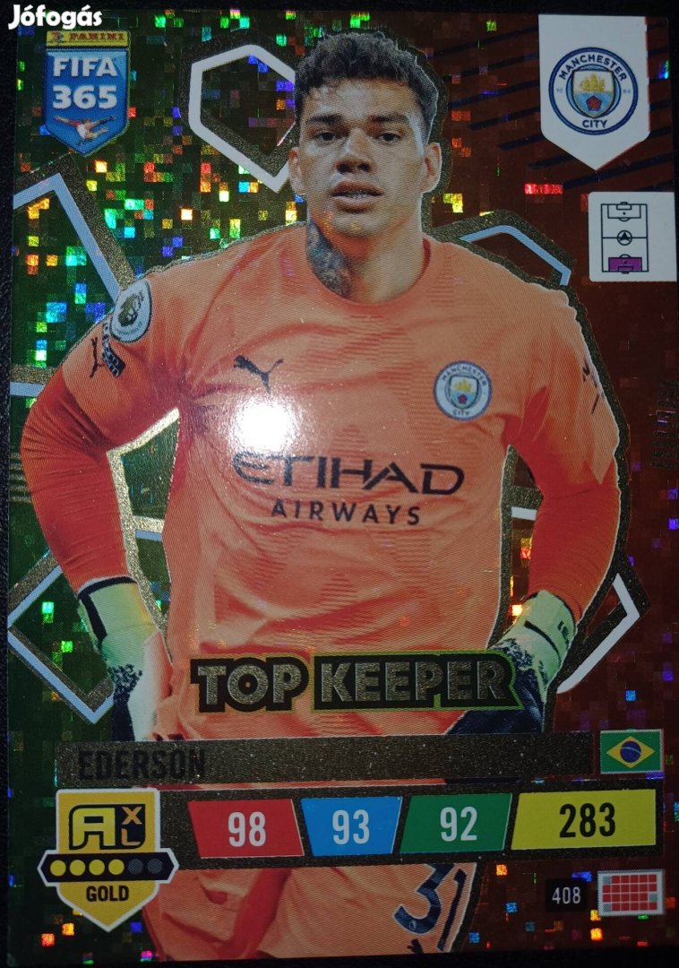 TOP Keeper foci kártya Ederson