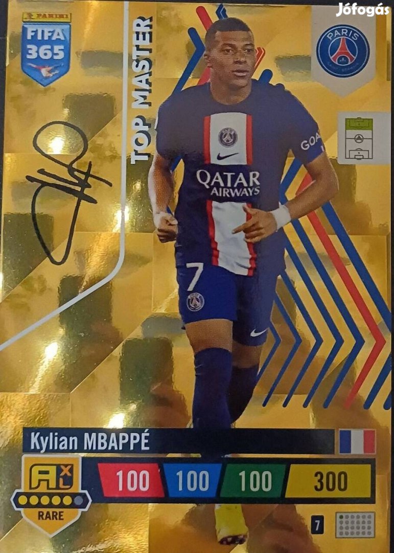 TOP Master Foci kártya Mbappe