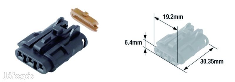 TOURMAX Elektromos Férfi Csatlakozó Vízálló Típus 070 (FRY)