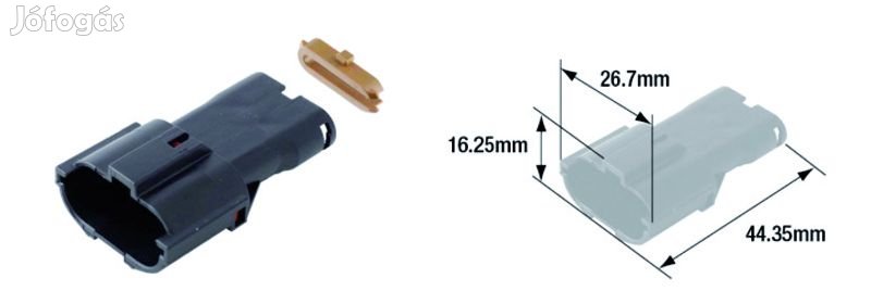 TOURMAX Elektromos Női Csatlakozó Vízálló Típus 070 (FRY)