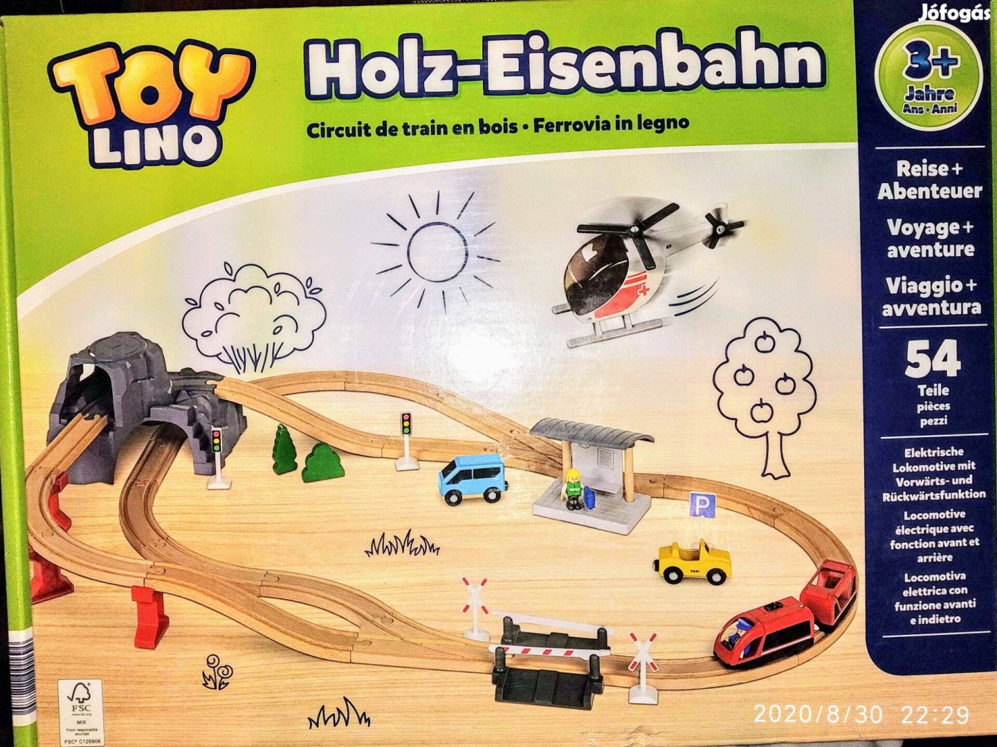 TOY Lino Favonat Önjáró Elemes Szerelvénnyel, Bontatlan Új