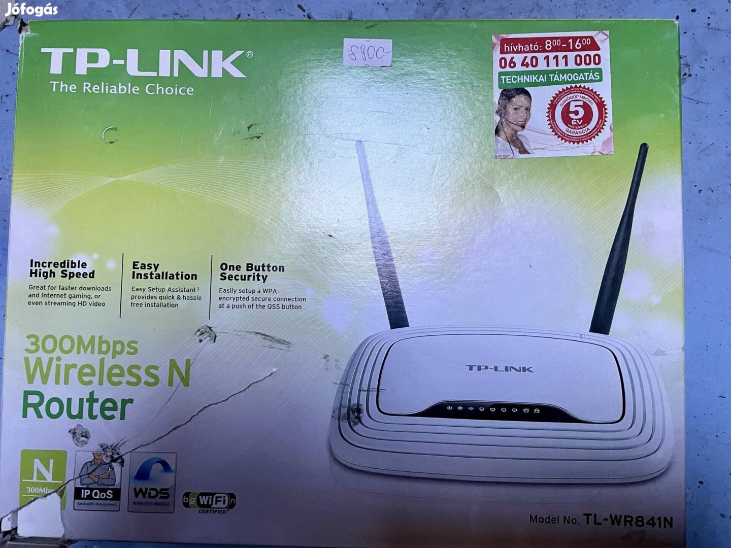 TP Link 300 Mbps router eladó
