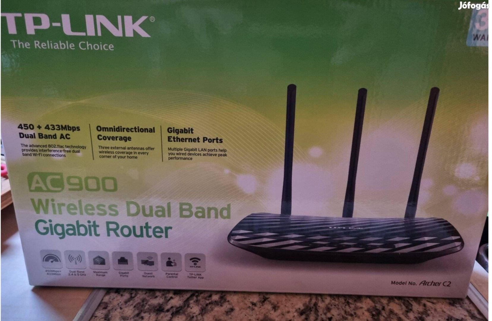 TP-Link AC900 Gigabit WIFI Router No. Archer C2