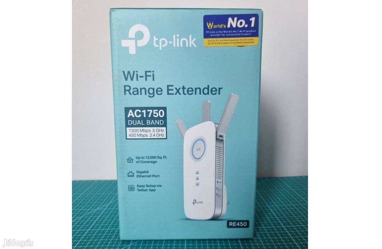 TP-Link Ac1750 wi-fi range Extender RE-450 hatótávkibővitő jelerősitő