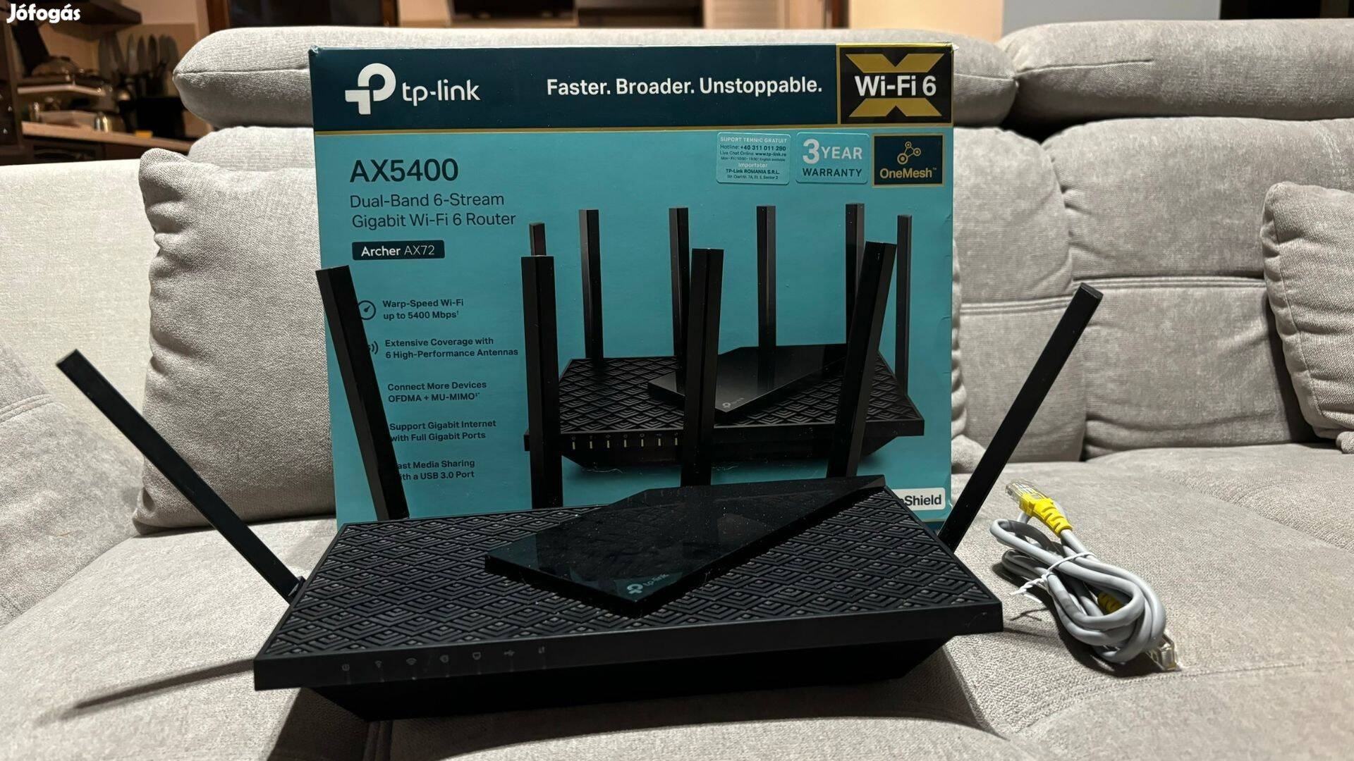 TP-Link Archer AX72 AX5400 Router WiFi 6