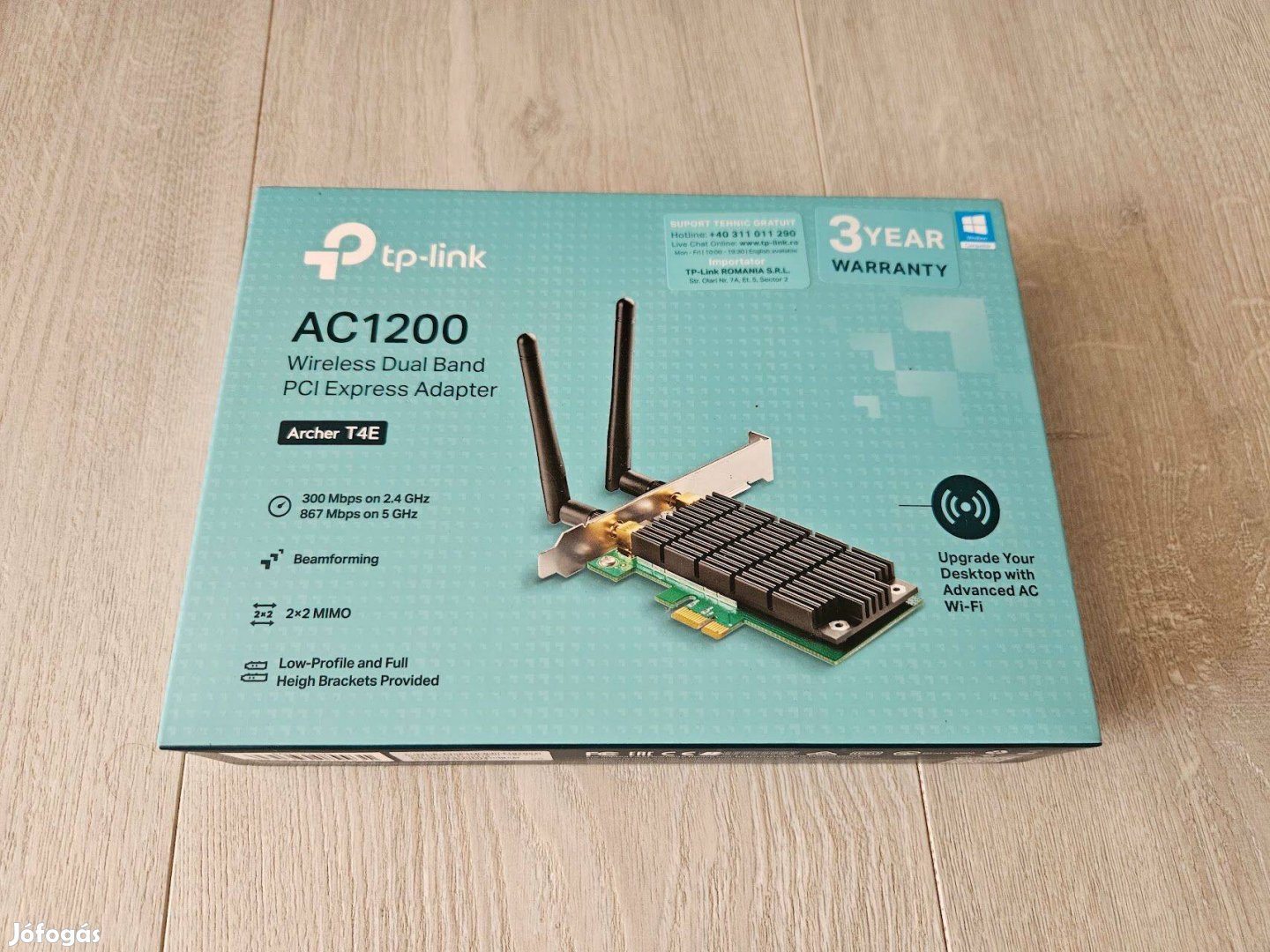 TP-Link Archer T4E Wifi hálókártya