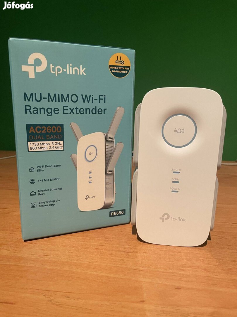 TP-Link RE650 jeltovábbító (repeater) / router