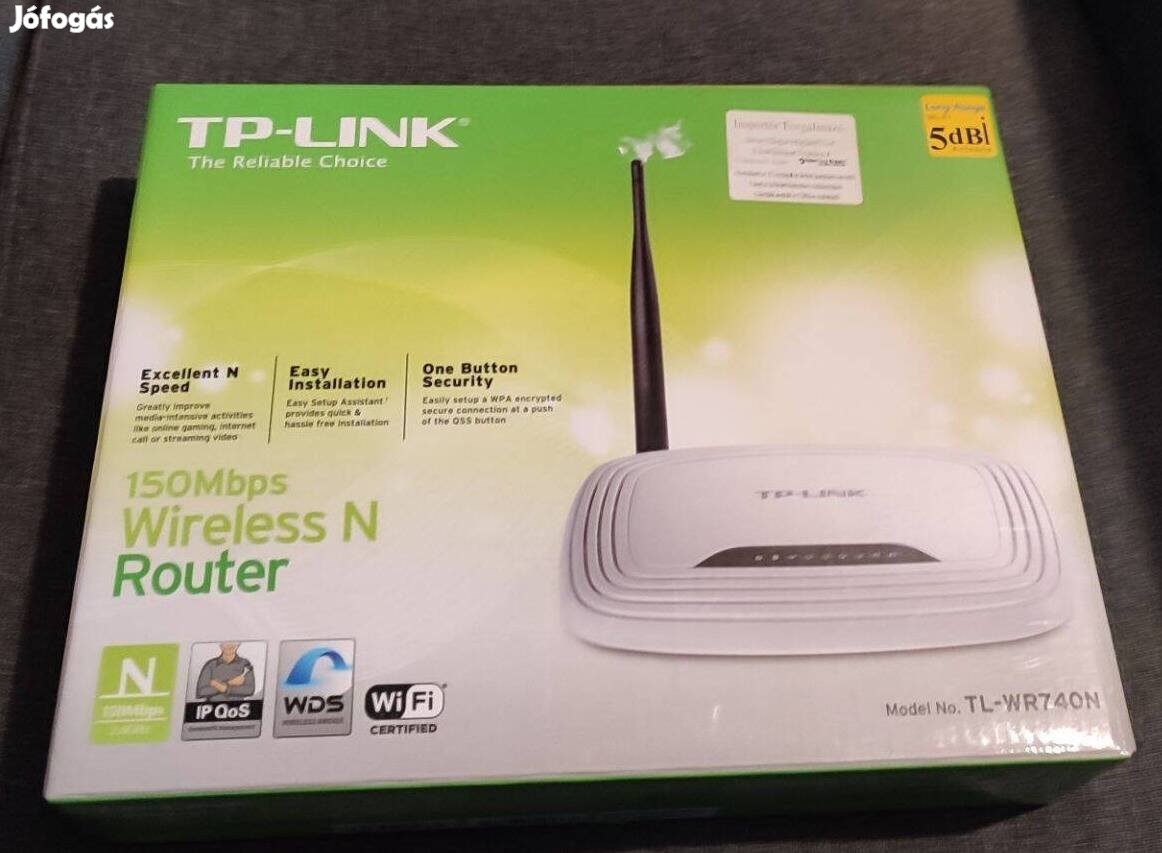 TP-Link Router dobozában