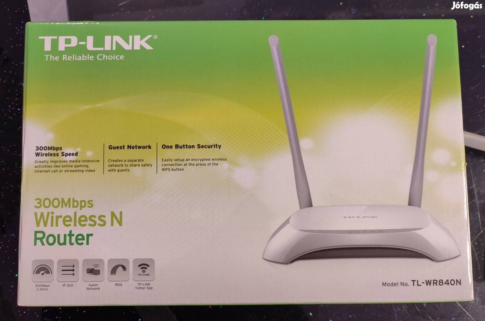 TP-Link Router dobozában