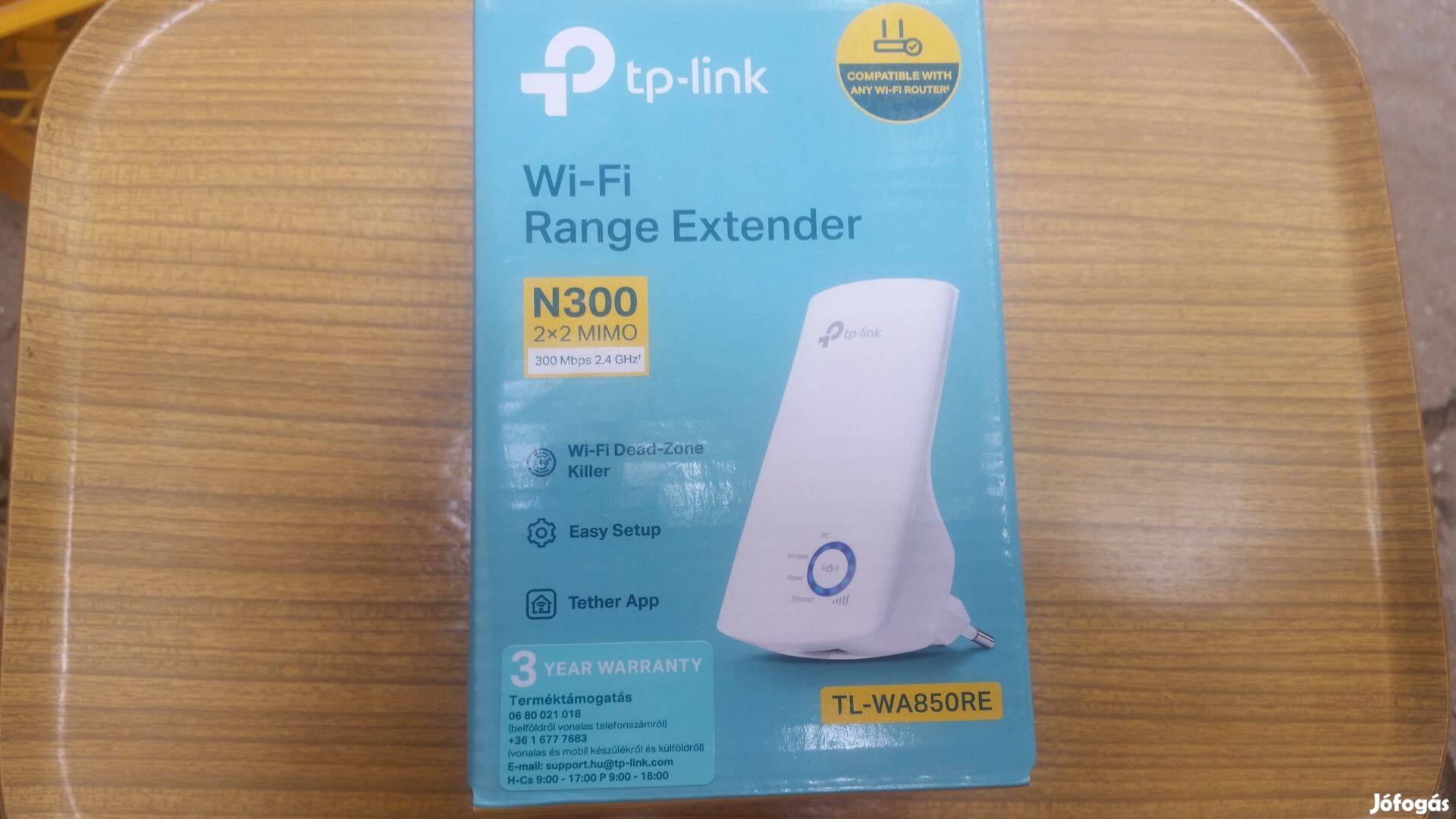 TP-Link TL-WA850RE általános Wi-Fi lefedettségnövelő -Range Extender