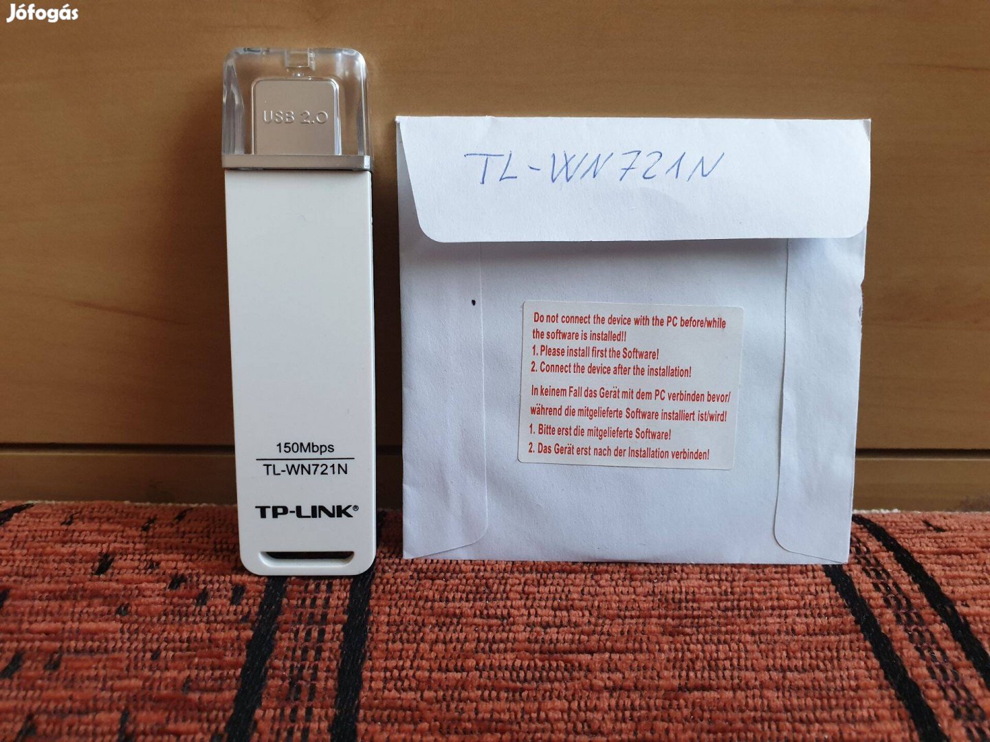 TP-Link TL-WN721N WiFi USB hálózati adapter újszerű