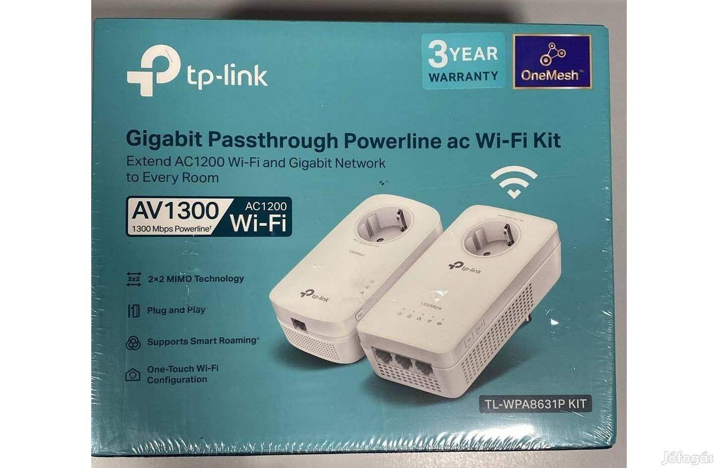 TP-Link TL-WPA8631P KIT Gigabit Powerline Adapter Kit Új/Bontatlan!