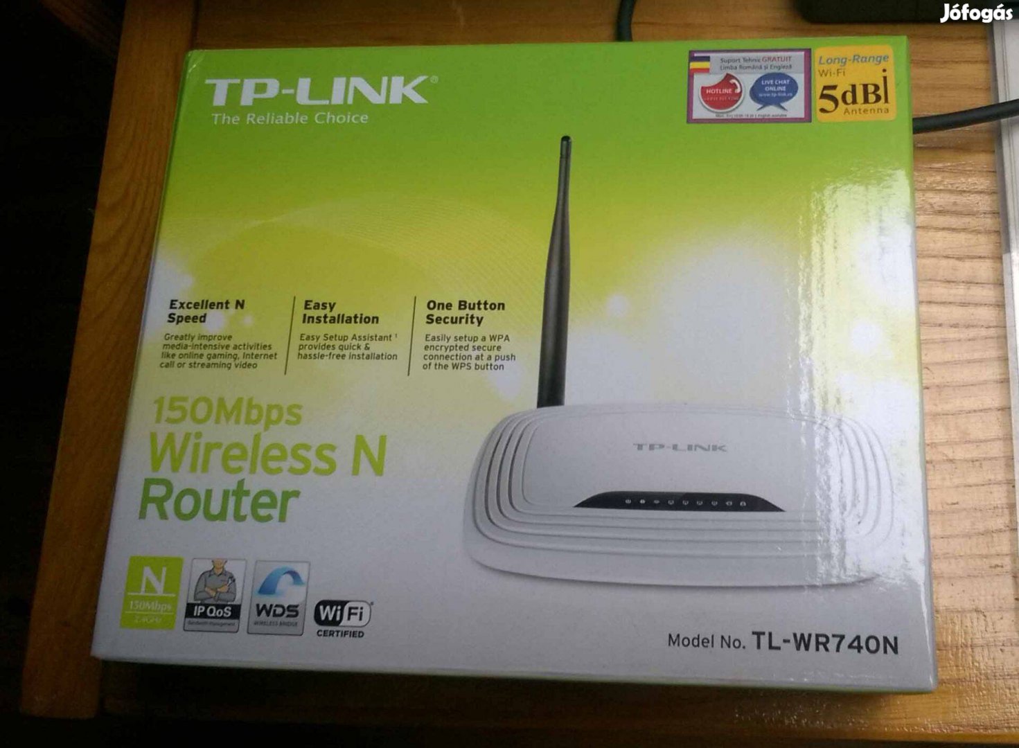 TP-Link TL-WR740N 150Mbps sebességű wifi router