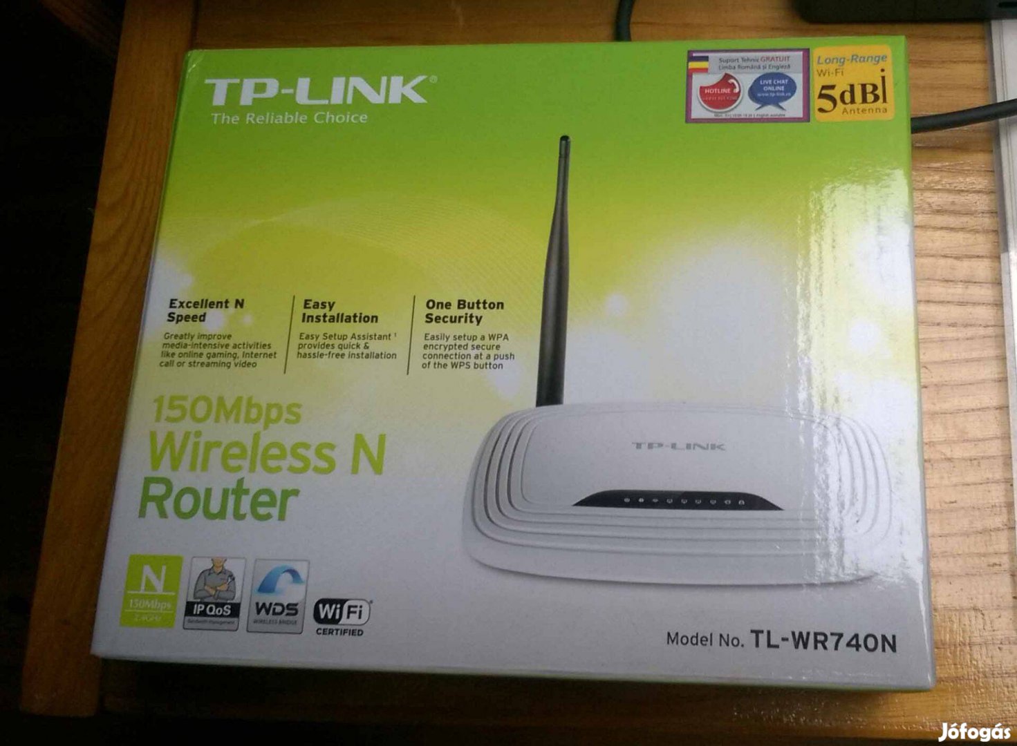 TP-Link TL-WR740N 150Mbps sebességű wifi router