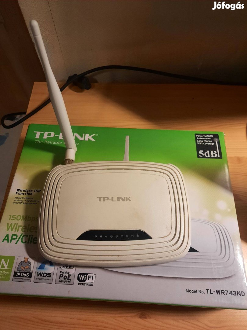 TP-Link TL-WR743ND V2 150Mbps Wireless AP/Kliens router