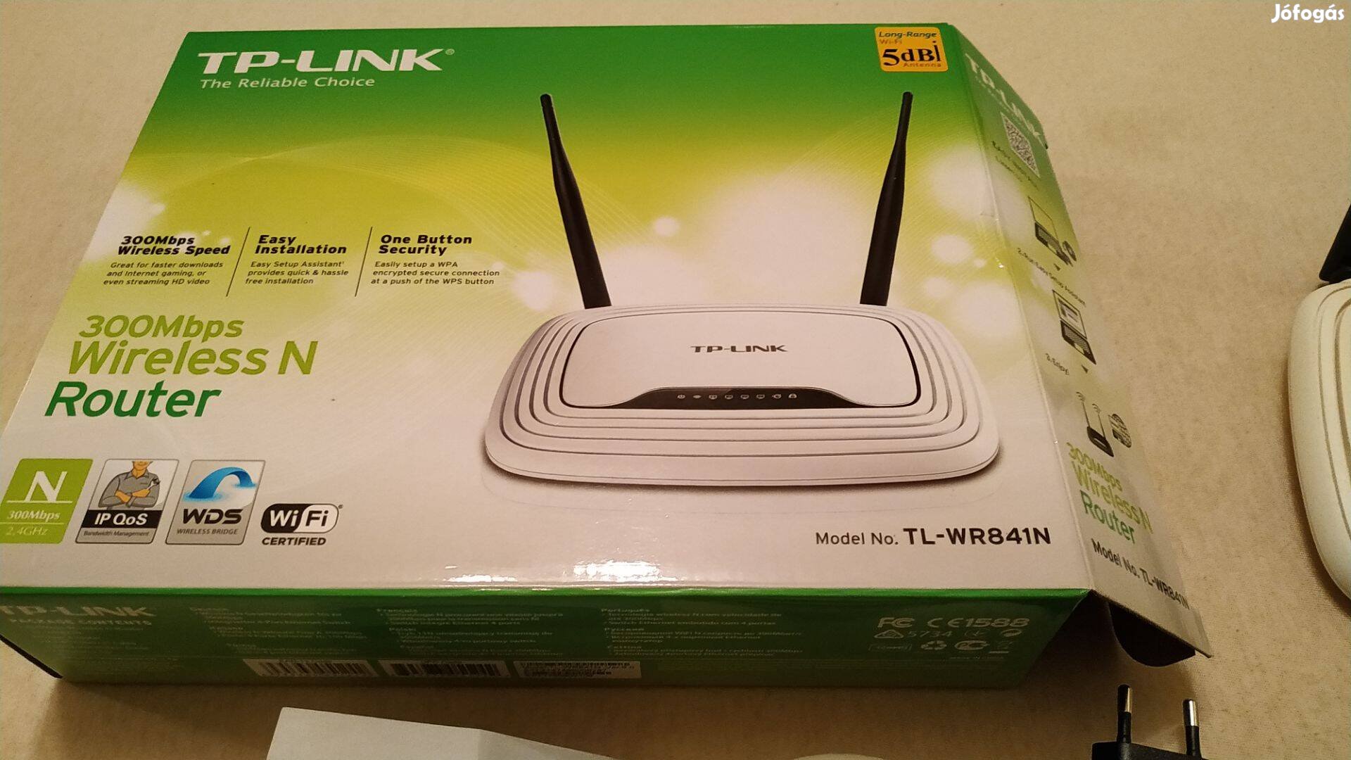 TP Link TL-WR841N vezeték nélküli wi-fi routrer