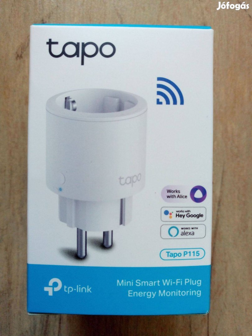 TP-Link Tapo P115 Mini Okos Wi-Fi Konnektor, Energia figyeléssel