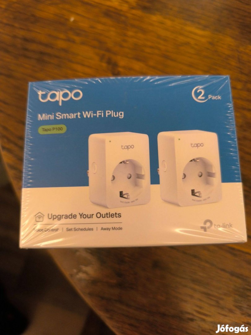 TP-Link Új Tapo P100(2-pack) okos Wi-Fi aljzat