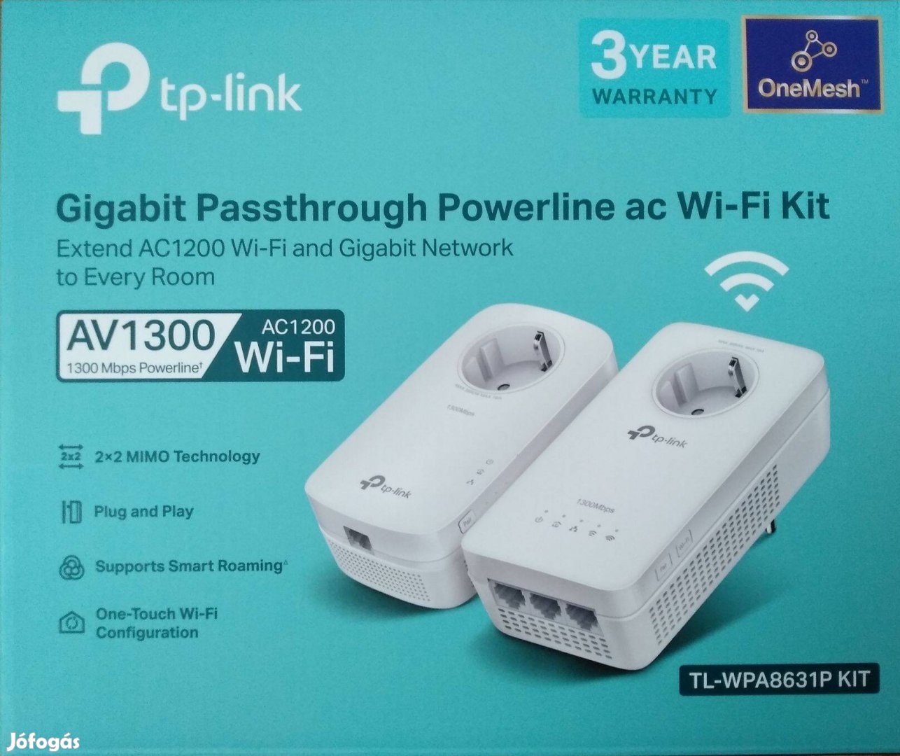 TP-Link WI-FI Jelerősítő TL-WPA 8631P KIT