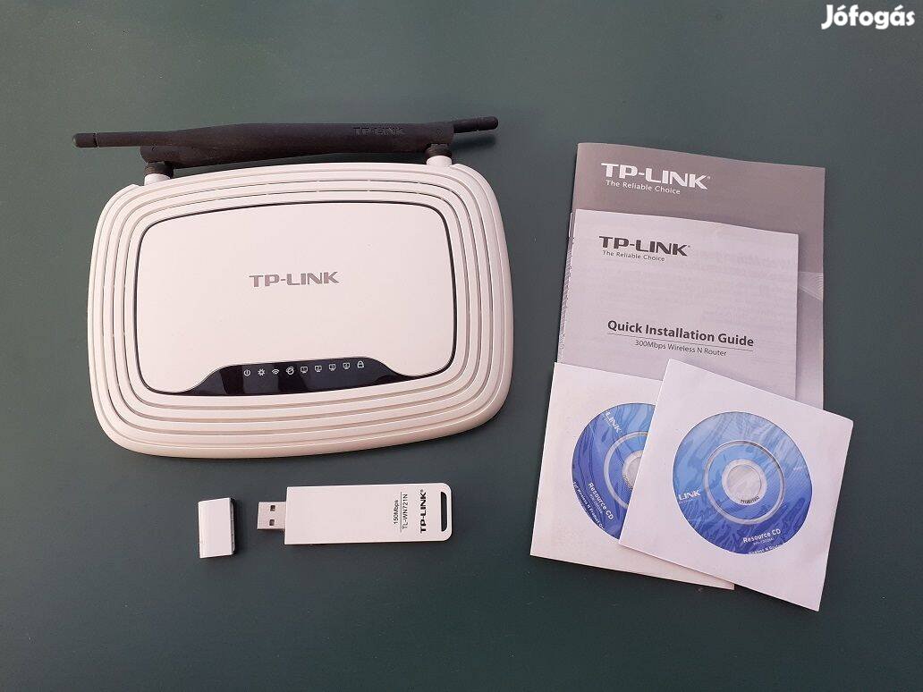 TP-Link WiFi router és USB WiFi adapter egyben eladó