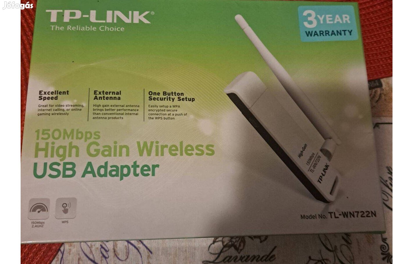 TP-Link, High Gain Wireless USB adapter