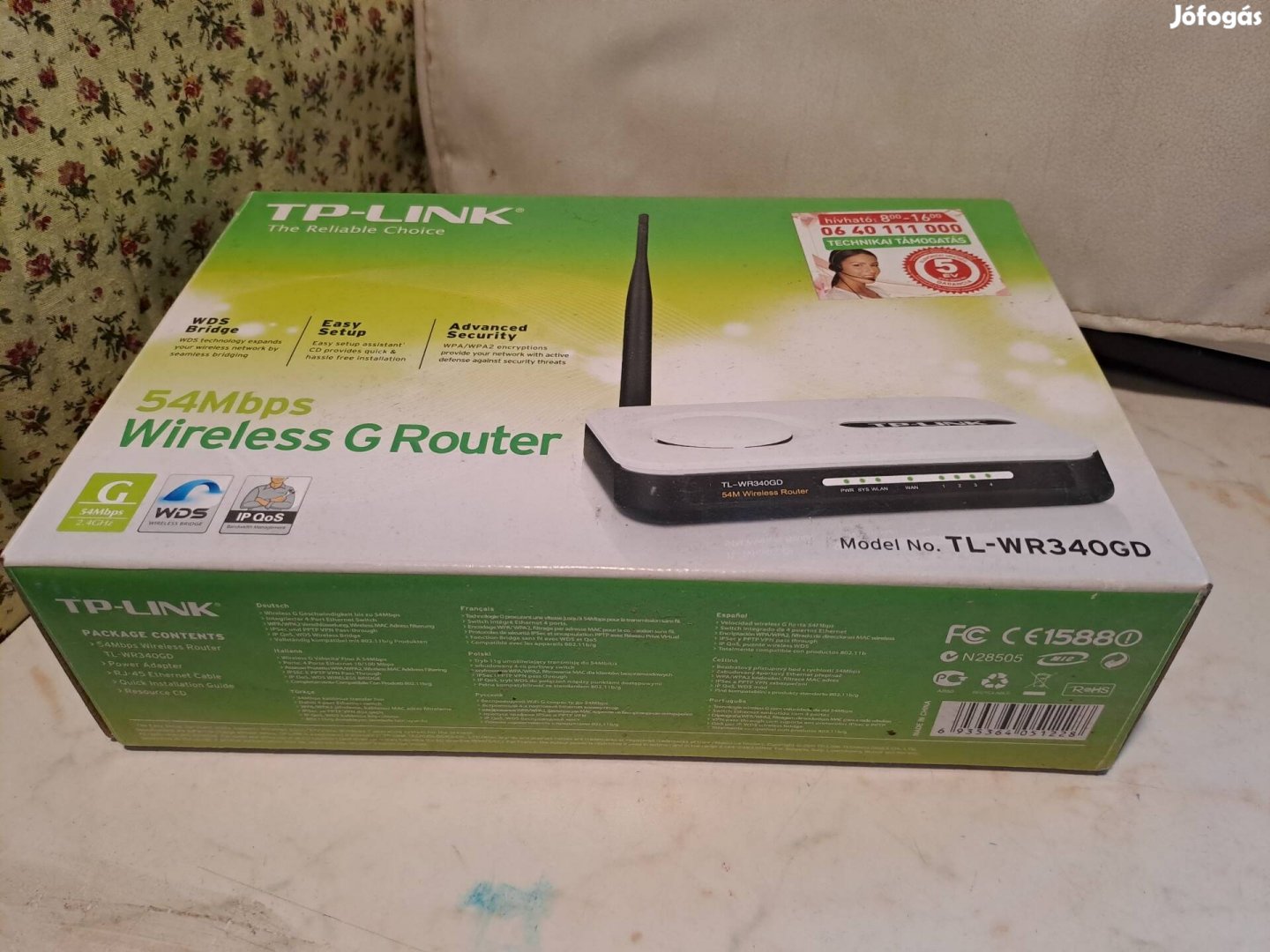 TP-Link egy antennás