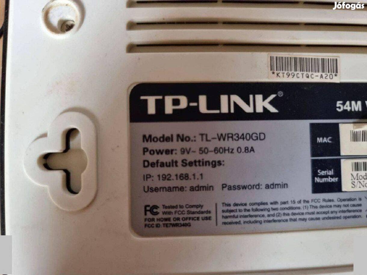 TP-link Wifi Router beltéri egységhez eladó Modem?