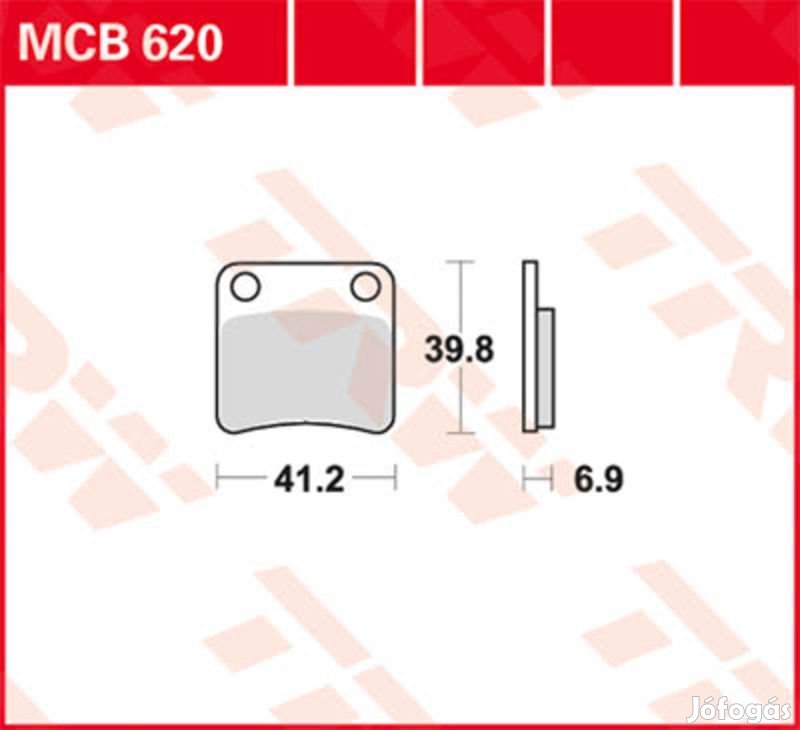 TRW Lucas fékbetét MCB620