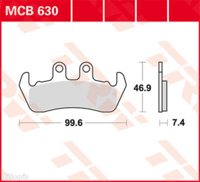 TRW Lucas fékbetét MCB630
