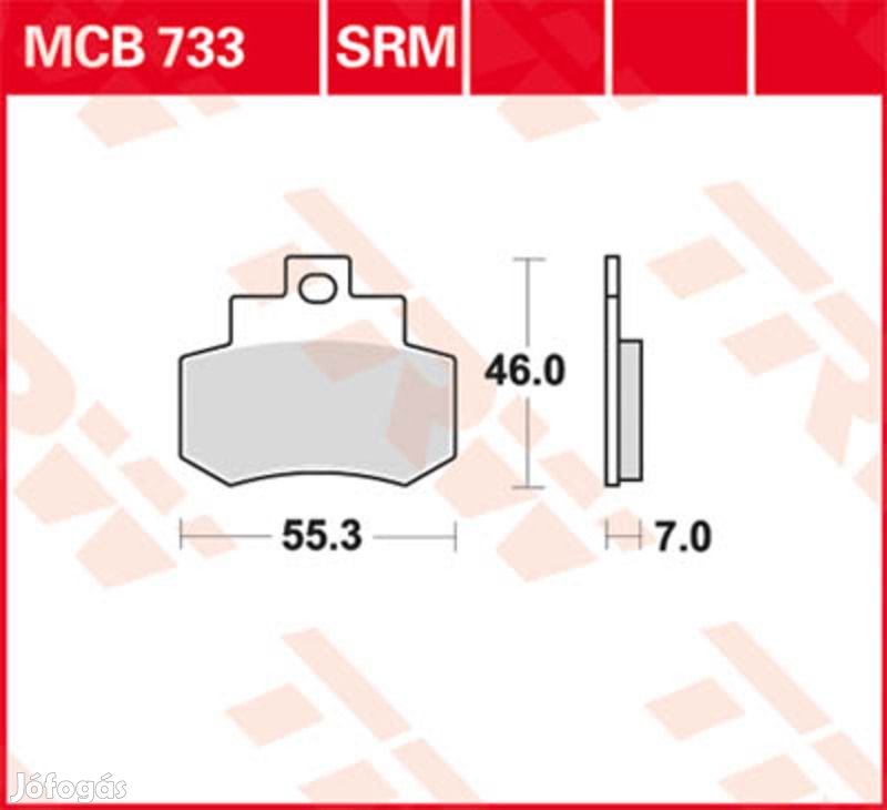 TRW Lucas fékbetét MCB733