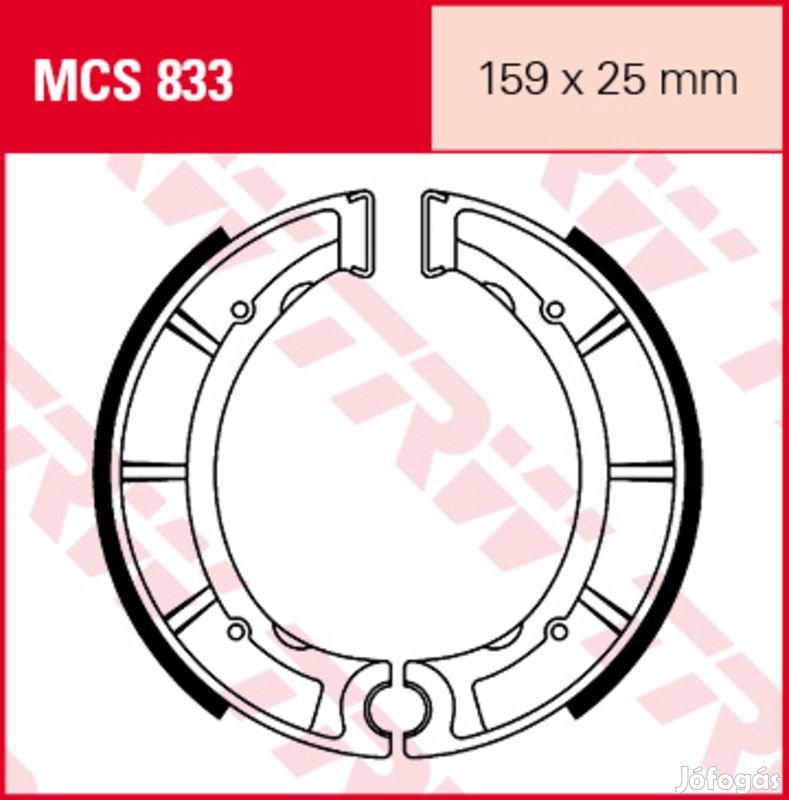 TRW Lucas fékpofák MCS833