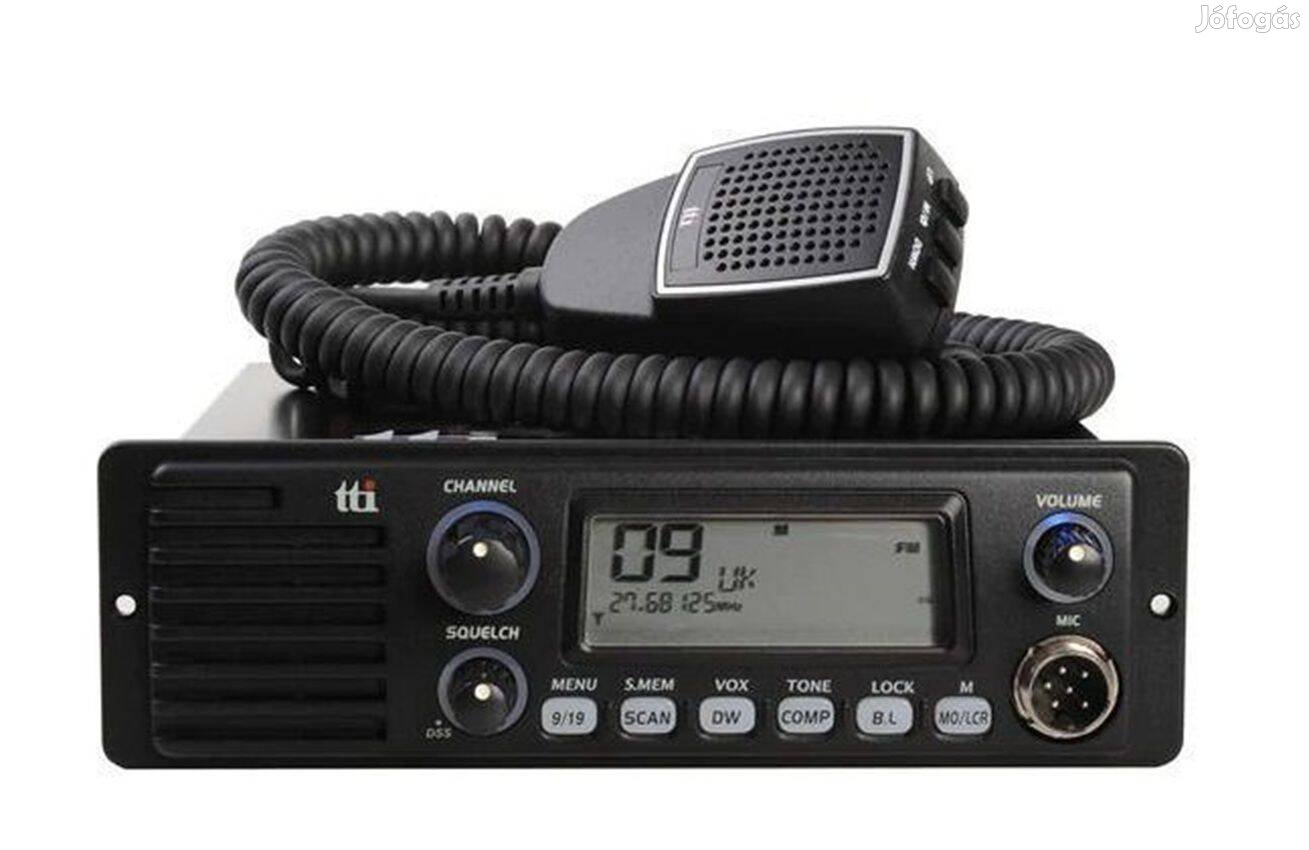 TTI TCB-1100 többcsatornás 12 voltos AM/FM CB rádió