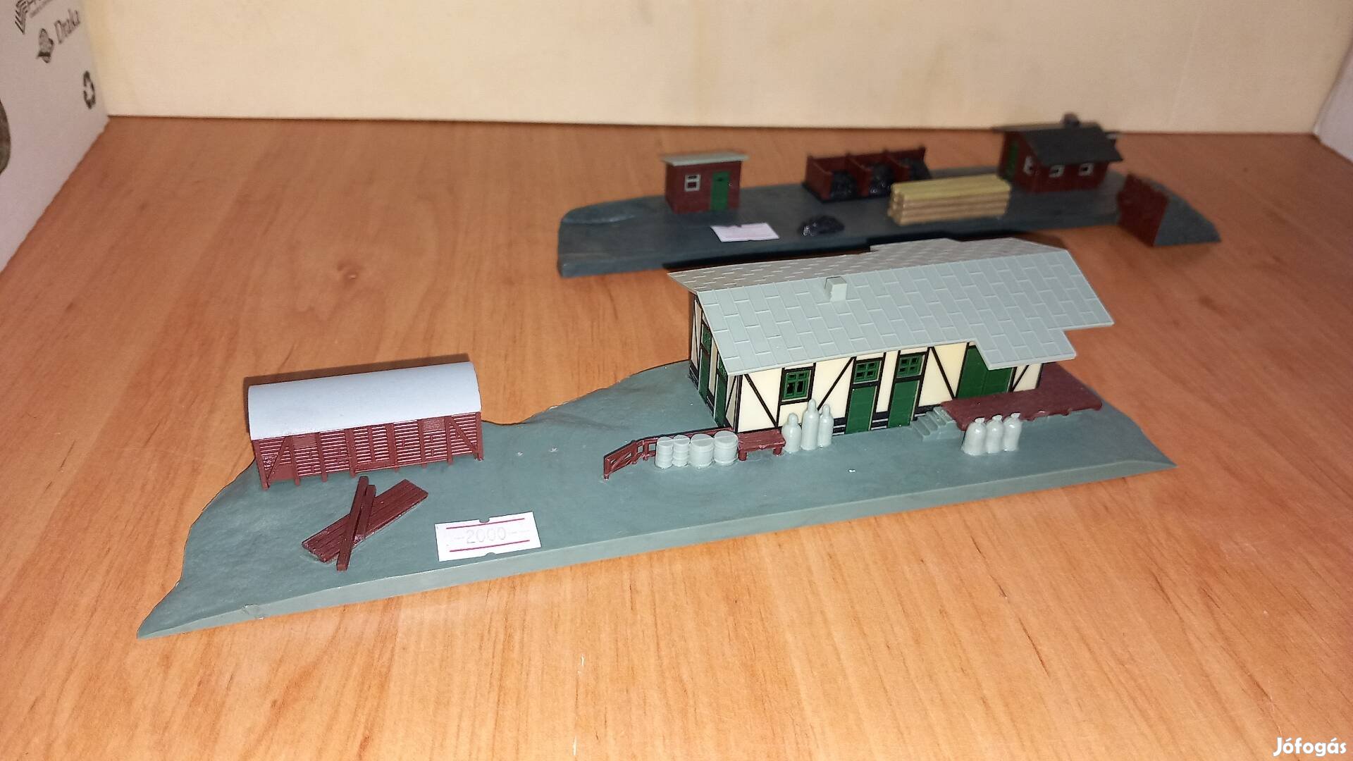TT H0 épület peron ház modell makett 