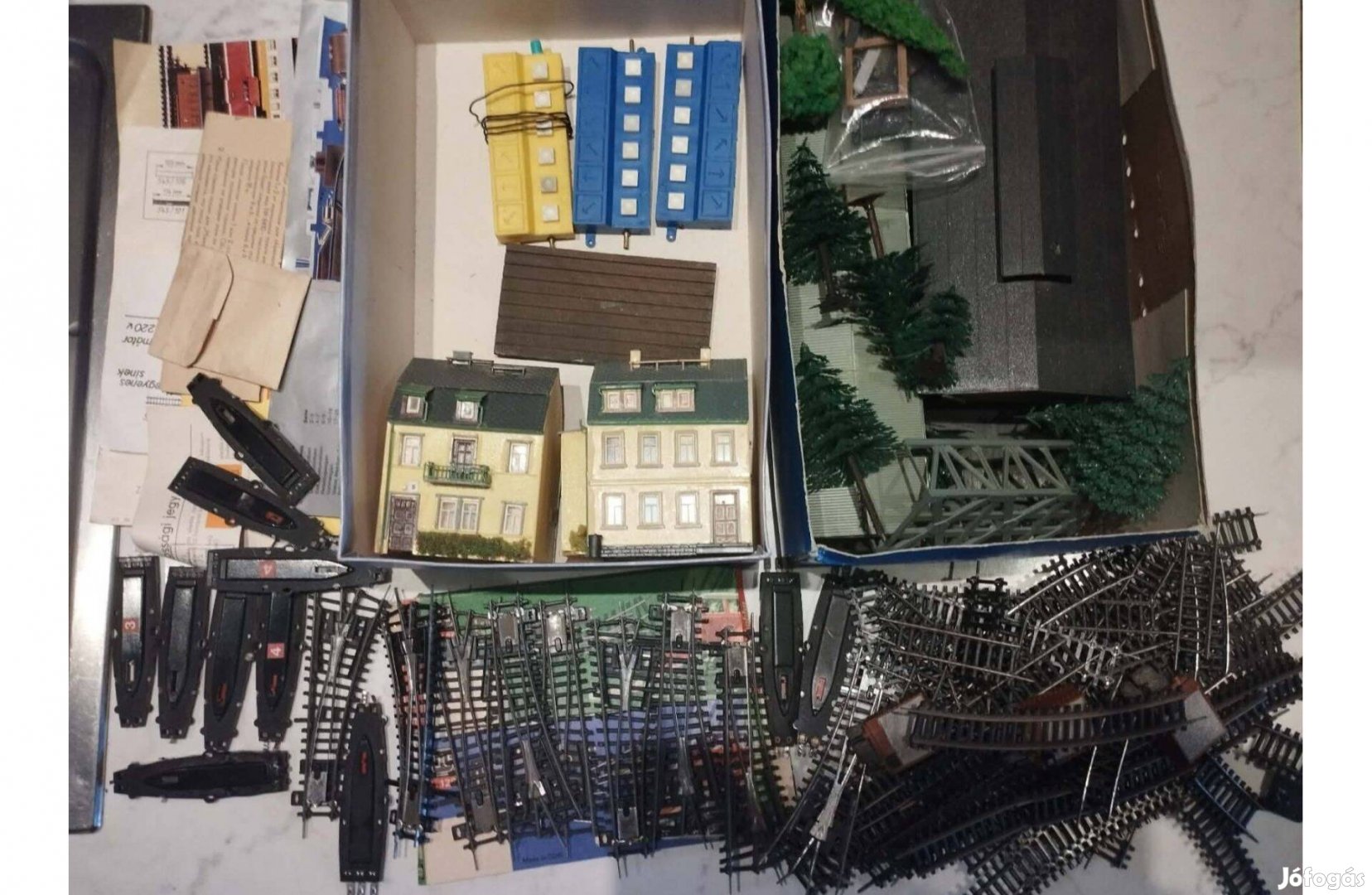 TT vasútmodell sínek, váltók, kiegészítők eladó