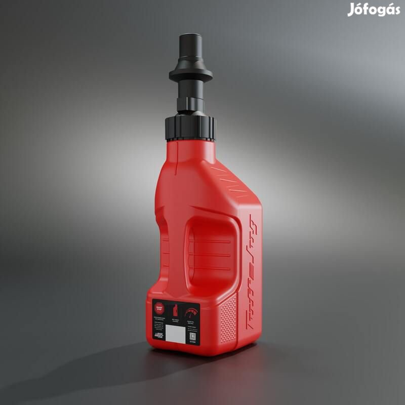TUFF JUG 1,25G/5L piros Tuff Jug fekete Ripper kupakkal G3